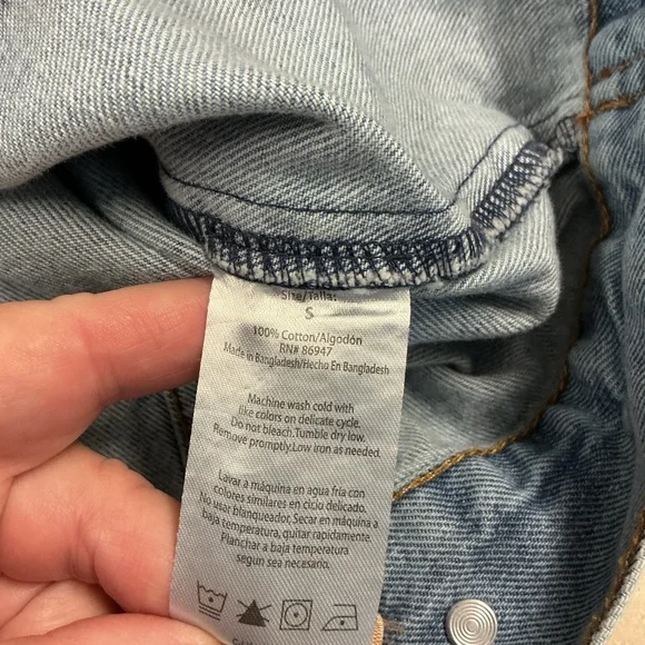 Nickelodeon SZ S Rugrats Graphic Print Jean Jacket Novelty Print Button Up 90’s - Picture 9 of 12